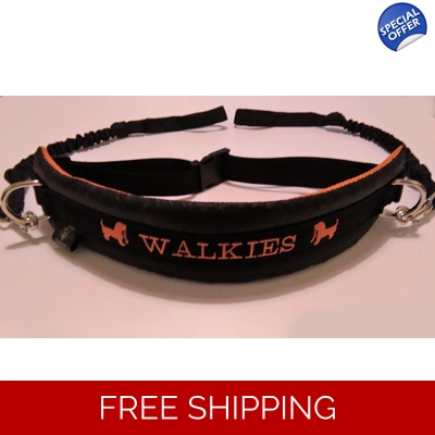 MM DOGGEAR, Removable Bungee Dog Walking Belt + lead link , £18-00 FREE UK P&P